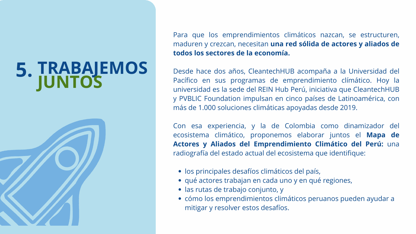 Trabajemos juntos — modelo de aliados